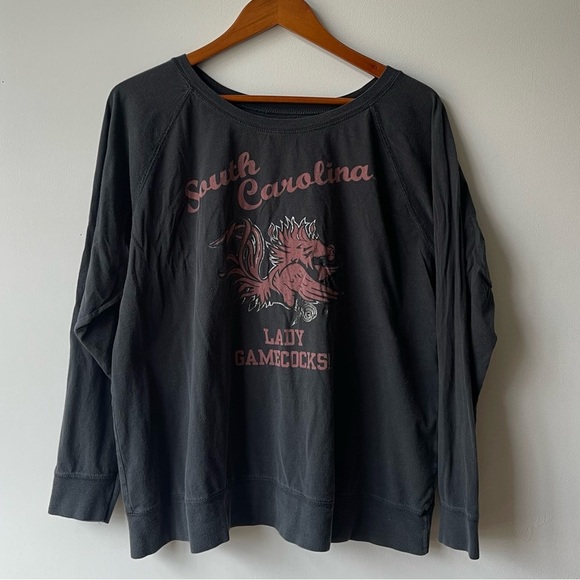 South Carolina Lady Gamecocks Women's Crew Neck Sweatshirt Black Size 2x - Picture 2 of 6